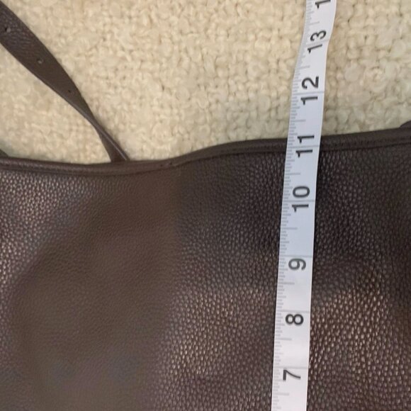 Boho-chic Talbots Dark Brown Bag Soft Suede Handbags Purse - Picture 4 of 9